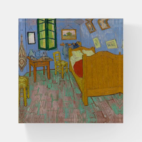 Vincent Van Gogh Bedroom Painting Paperweight
