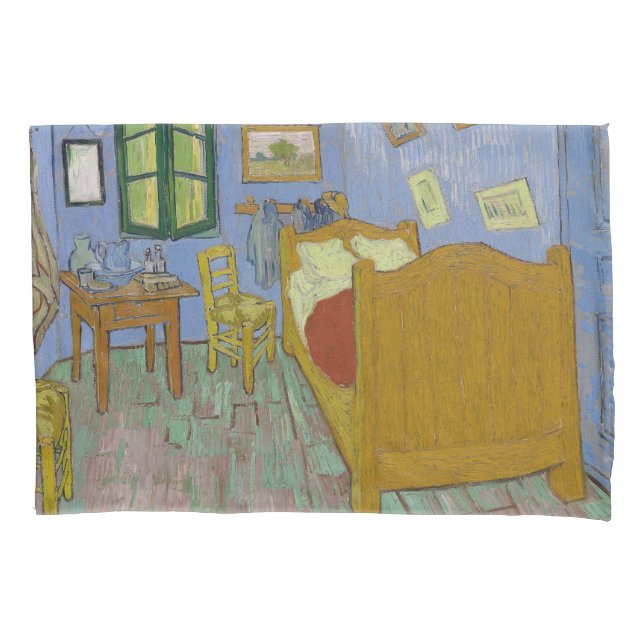 Vincent Van Gogh Bedroom Painting Pillow Case (Front)