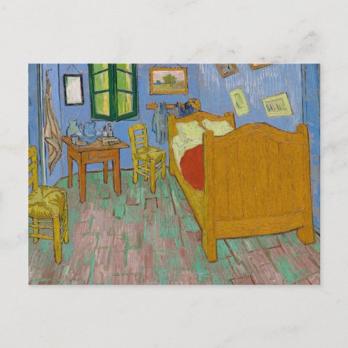 Vincent Van Gogh Bedroom Painting Postcard