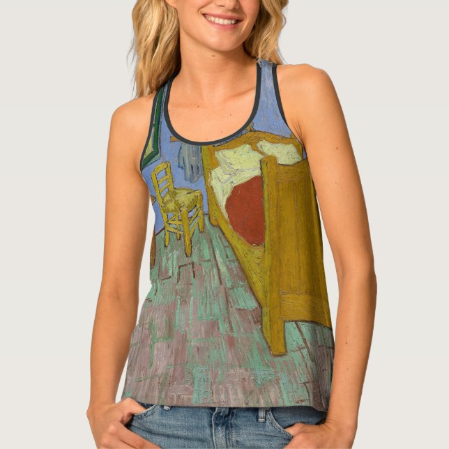 Vincent Van Gogh Bedroom Painting Tank Top (Front)