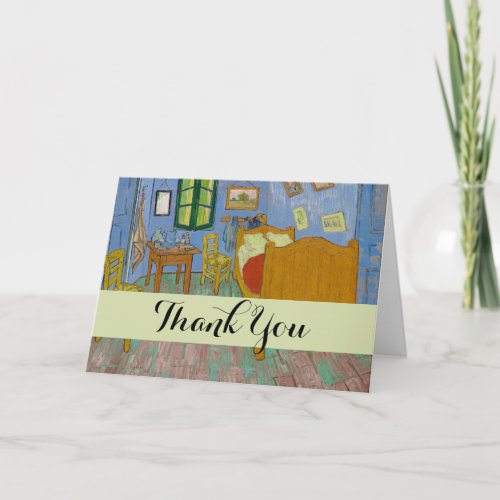 Vincent Van Gogh Bedroom Painting Thank You Card