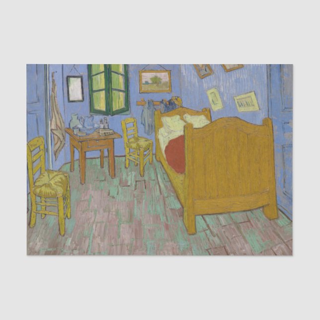 Vincent Van Gogh Bedroom Painting Tissue Paper (Front)