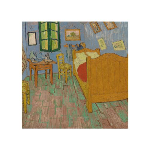 Vincent Van Gogh Bedroom Painting Wood Wall Art