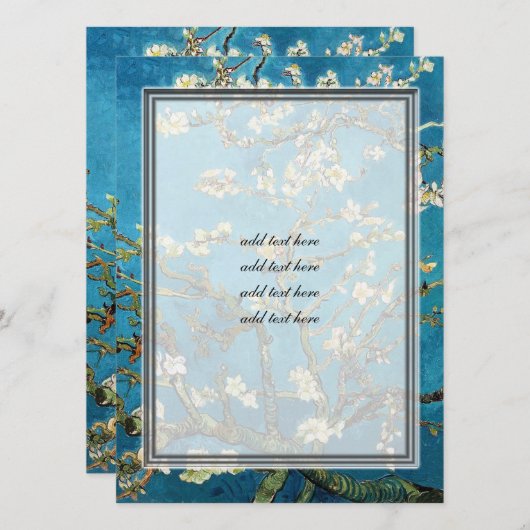 Vincent van Gogh, Blossoming Almond Tree (Front/Back)