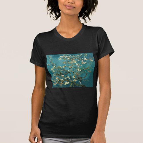 Vincent Van Gogh _ Blossoming Almond Tree Blossoms T_Shirt