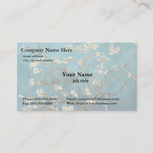 Vincent van Gogh, Blossoming Almond Tree Business Cards