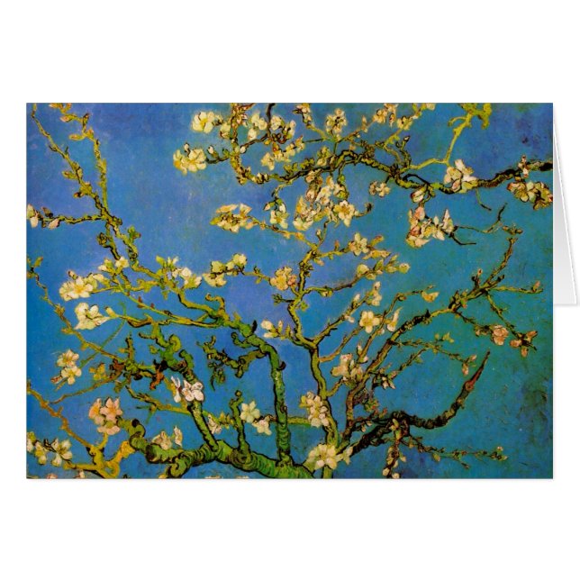 Vincent van Gogh - Blossoming Almond Tree Cards (Front Horizontal)
