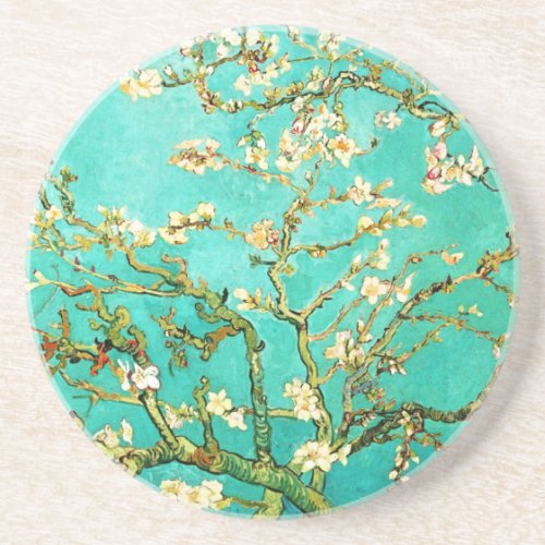 Vincent van Gogh Blossoming Almond Tree Drink Coaster