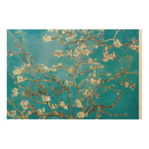 Vincent van Gogh Blossoming Almond Tree enhan Wood Wall Art