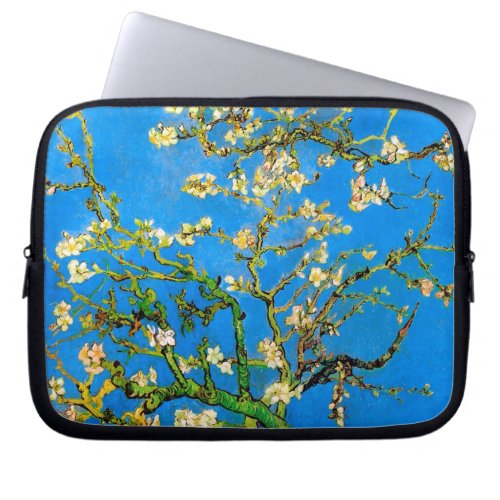 Vincent Van Gogh _ Blossoming Almond Tree Fine Art Laptop Sleeve