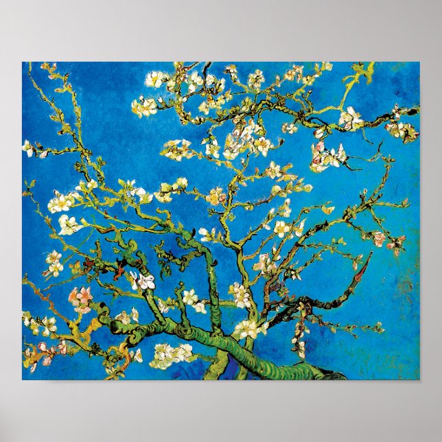 Vincent Van Gogh - Blossoming Almond Tree Fine Art Poster (Front)