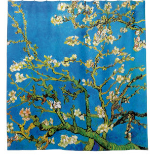 Vincent Van Gogh - Blossoming Almond Tree Fine Art Shower Curtain