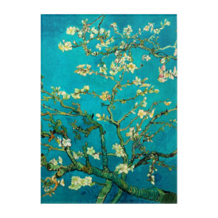 Vincent Van Gogh Blossoming Almond Tree Floral Art