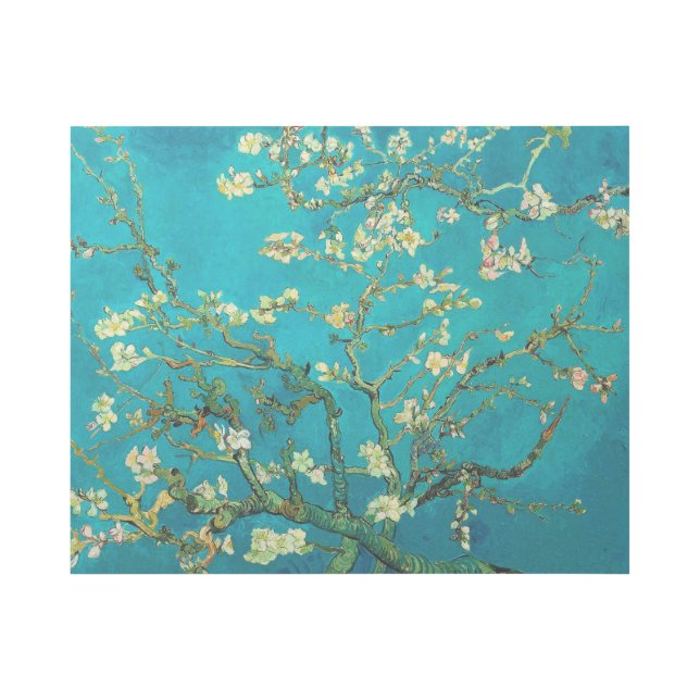 Vincent Van Gogh Blossoming Almond Tree Floral Art (Front)