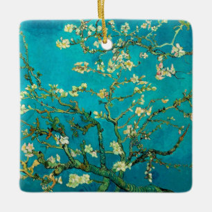 Vincent Van Gogh Blossoming Almond Tree Floral Art Ceramic Ornament