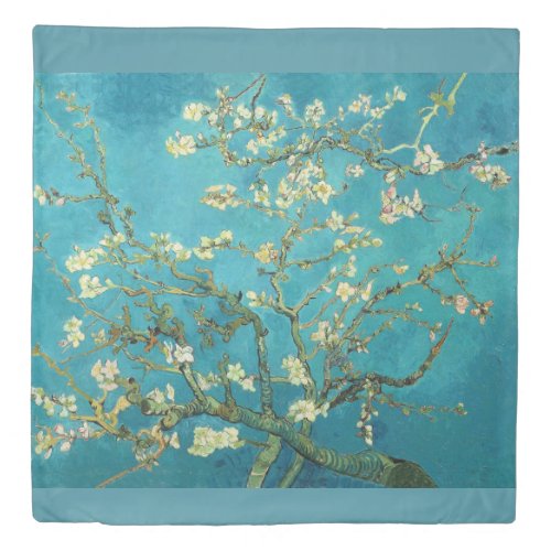 Vincent Van Gogh Blossoming Almond Tree Floral Art Duvet Cover