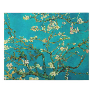 Vincent Van Gogh Blossoming Almond Tree Floral Art Faux Canvas Print