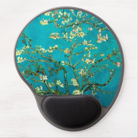 Vincent Van Gogh Blossoming Almond Tree Floral Art Gel Mouse Pad