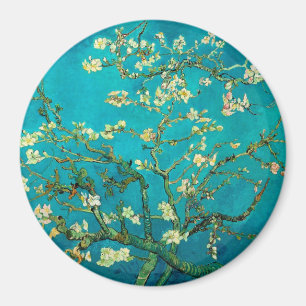 Vincent Van Gogh Blossoming Almond Tree Floral Art Magnet