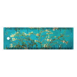 Vincent Van Gogh Blossoming Almond Tree Floral Art Ruler