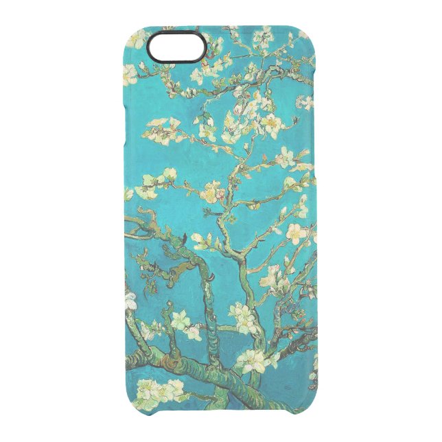 Vincent Van Gogh Blossoming Almond Tree Floral Art Uncommon iPhone Case (Back)