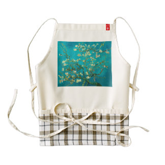 Vincent Van Gogh Blossoming Almond Tree Floral Art Zazzle HEART Apron