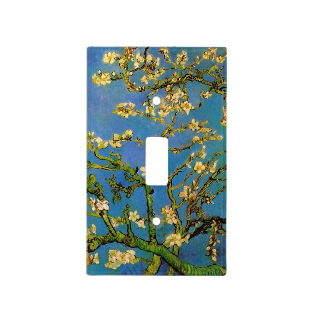 Vincent van Gogh - Blossoming Almond Tree Light Switch Cover (Front)