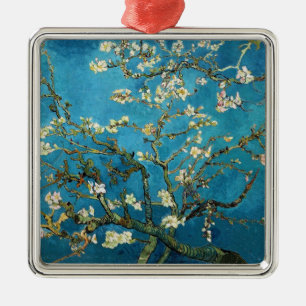 Vincent van Gogh, Blossoming Almond Tree Metal Ornament