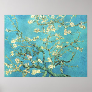 Vincent van Gogh Blossoming Almond Tree Poster