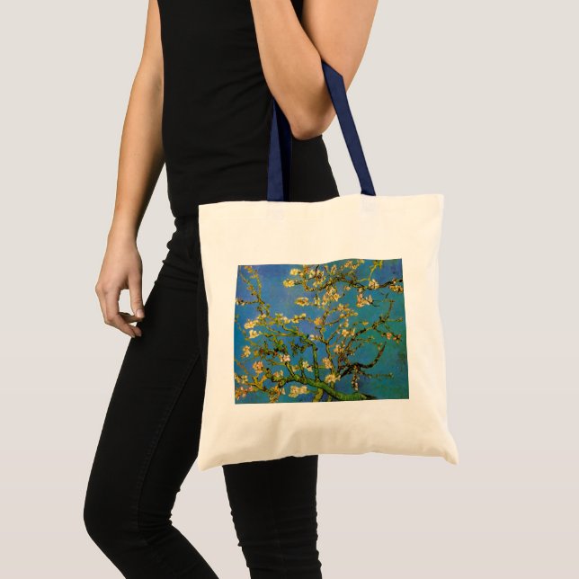Vincent van Gogh - Blossoming Almond Tree Tote Bag (Front (Product))
