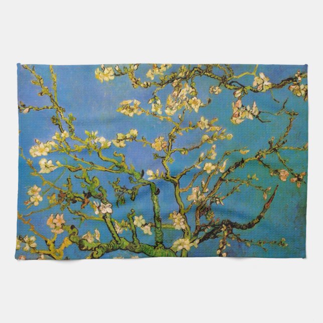 Vincent van Gogh - Blossoming Almond Tree Towel (Horizontal)