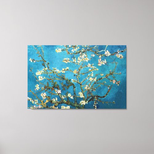 Vincent van Gogh Blossoming Almond Tree Vintage Canvas Print