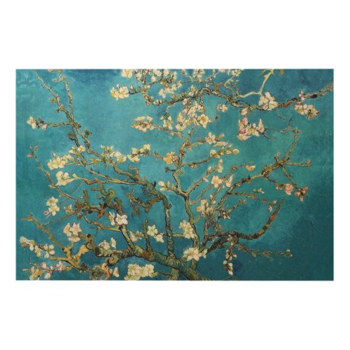 Vincent van Gogh Blossoming Almond Tree Vintage Wood Wall Decor