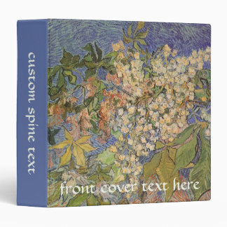 Vincent van Gogh - Blossoming Chestnut Branches 3 Ring Binder