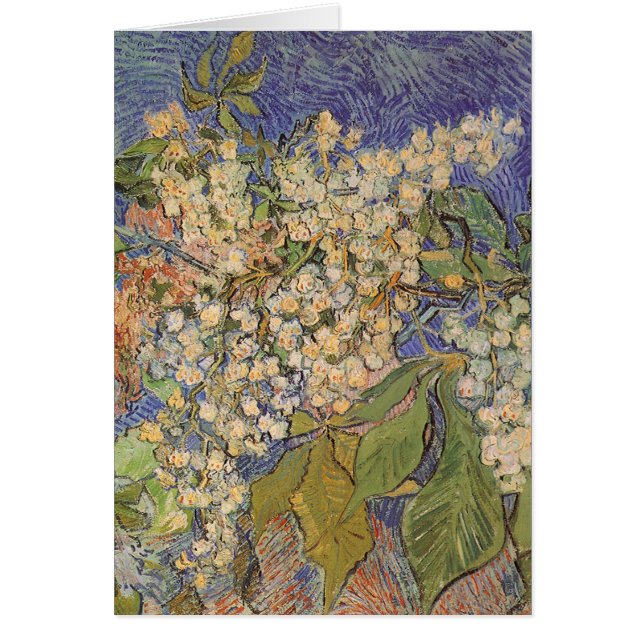 Vincent van Gogh - Blossoming Chestnut Branches Cards (Front)