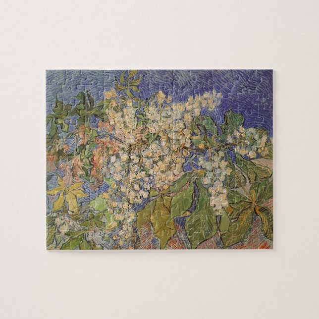 Vincent van Gogh - Blossoming Chestnut Branches Jigsaw Puzzle (Horizontal)