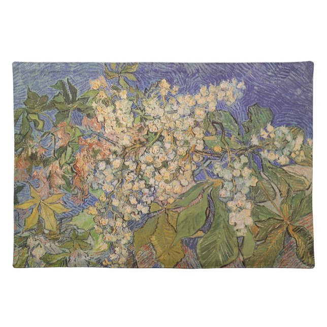 Vincent van Gogh - Blossoming Chestnut Branches Placemat (Front)