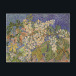 Vincent van Gogh - Blossoming Chestnut Branches Postcard<br><div class="desc">Blossoming Chestnut Branches (1890) by Vincent van Gogh is a vintage Post Impressionism fine art floral still life nature painting. A garden featuring flowers on a tree branch in bloom during the spring. About the artist: Vincent Willem van Gogh (1853-1890) was a Post Impressionist painter whose work was most notable...</div>