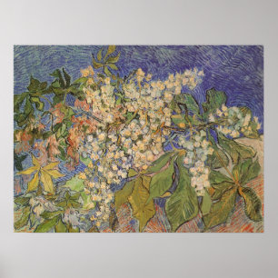 Vincent van Gogh - Blossoming Chestnut Branches Poster