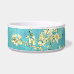 Vincent van Gogh Blossomong Almond Tree     Bowl<br><div class="desc">Vincent van Gogh.  Blossomong Almond Tree. Blooming almond tree branch. Almond branches with pink flowers on a blue background. Reproduction of famous works of art  images in the public domain.</div>