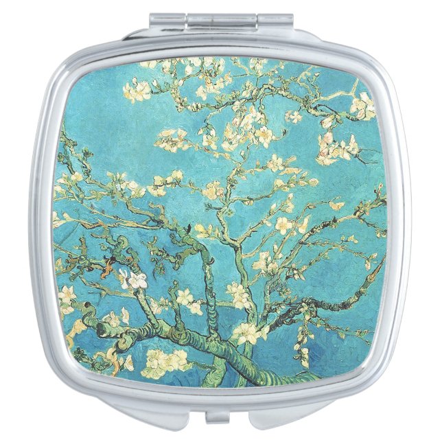 Vincent van Gogh Blossomong Almond Tree      Compact Mirror (Front)