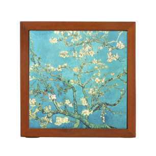 Vincent van Gogh Blossomong Almond Tree    Desk Organizer