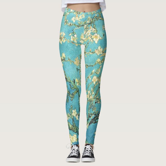 Vincent van Gogh Blossomong Almond Tree       Leggings (Front)