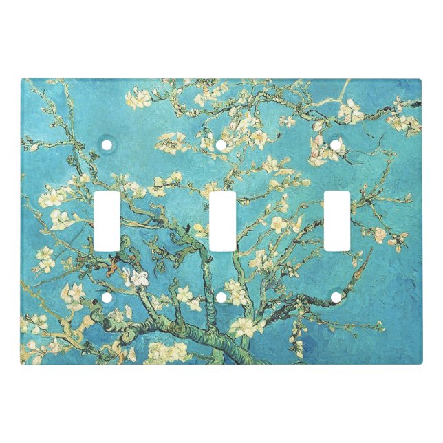 Vincent van Gogh Blossomong Almond Tree    Light Switch Cover (Front)