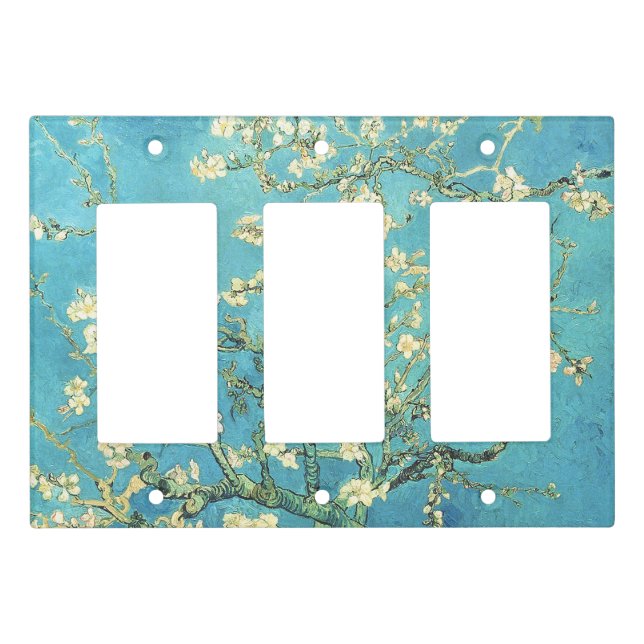 Vincent van Gogh Blossomong Almond Tree    Light Switch Cover (Front)