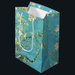 Vincent van Gogh Blossomong Almond Tree     Medium Gift Bag<br><div class="desc">Vincent van Gogh.  Blossomong Almond Tree. Blooming almond tree branch. Almond branches with pink flowers on a blue background. Reproduction of famous works of art  images in the public domain.</div>