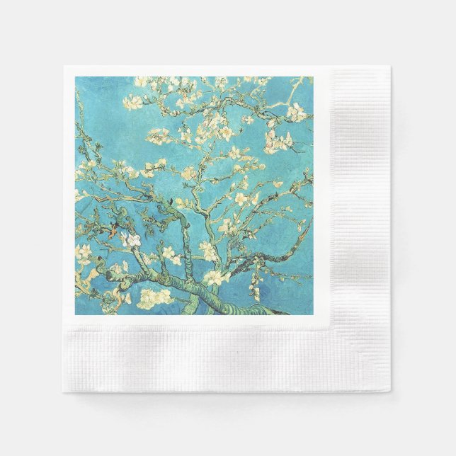 Vincent van Gogh Blossomong Almond Tree      Napkins (Front)