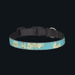 Vincent van Gogh Blossomong Almond Tree     Pet Collar<br><div class="desc">Vincent van Gogh.  Blossomong Almond Tree. Blooming almond tree branch. Almond branches with pink flowers on a blue background. Reproduction of famous works of art  images in the public domain.</div>