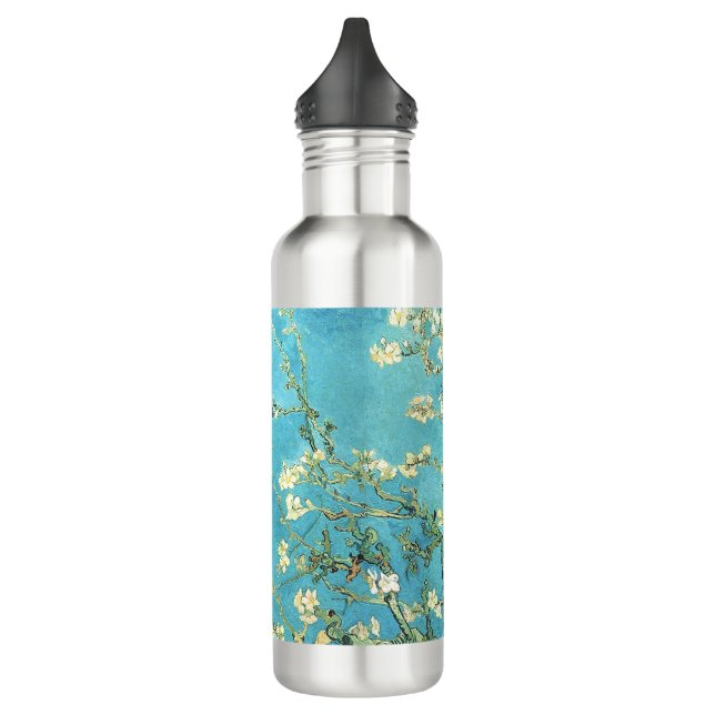 Vincent van Gogh Blossomong Almond Tree      Stainless Steel Water Bottle (Left)