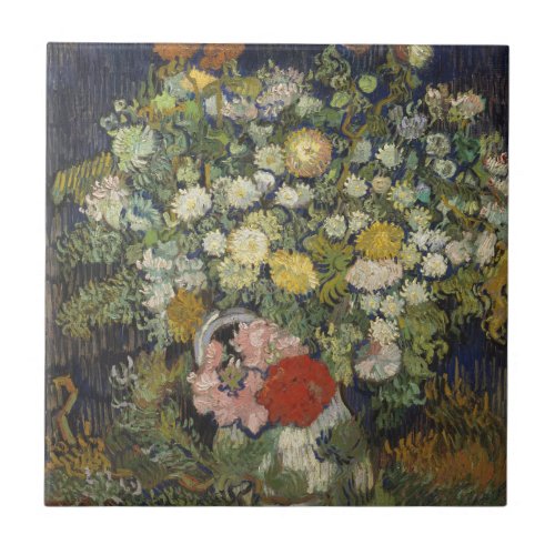 Vincent Van Gogh  Bouquet of Flowers in a Vase Ceramic Tile